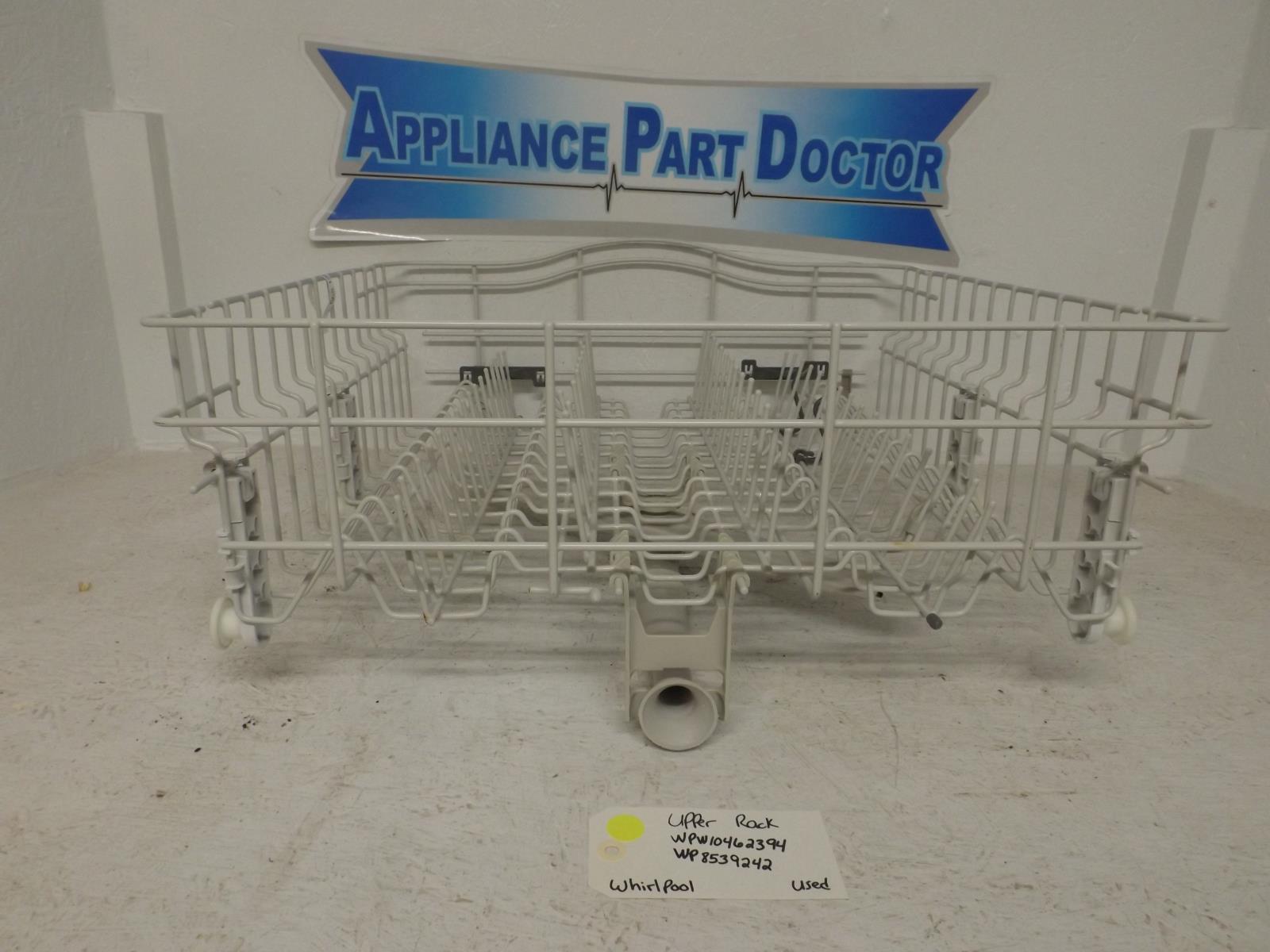 Whirlpool Dishwasher WPW10462394 WP8539242 Upper Dish Rack Used Whirlpool Dishwasher WPW10462394 WP8539242 Upper Dish Rack Used
